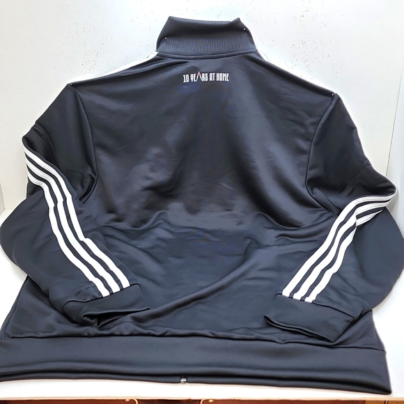 ADIDAS ZIPPER SWEAT SHIRT BLACK - Picture 8 of 10